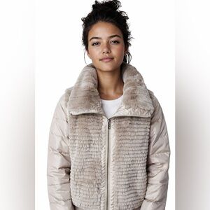 Rabbit Fur & Down Jacket